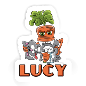 Monster Carrot Sticker Lucy Image