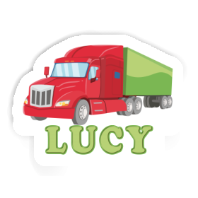 Sticker Articulated lorry Lucy Image