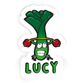 Sticker Weightlifter Lucy Image