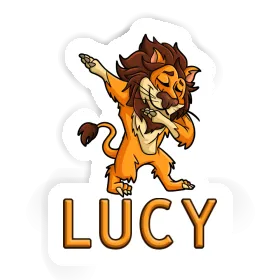 Sticker Lucy Dabbing Lion Image