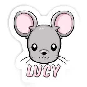 Mousehead Sticker Lucy Image