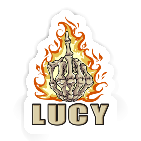 Middlefinger Sticker Lucy Image