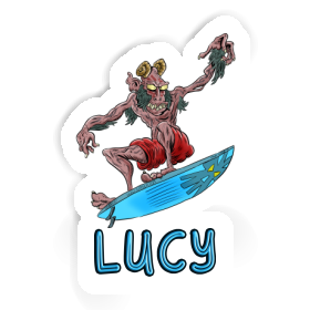 Surfer Sticker Lucy Image