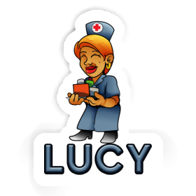 Lucy Sticker Nurse Image