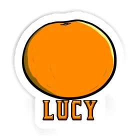 Sticker Orange Lucy Image