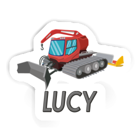 Snow Groomer Sticker Lucy Image