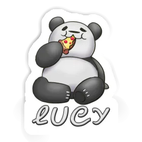 Sticker Pizza Panda Lucy Image