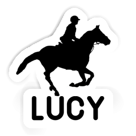 Lucy Sticker Horse Rider Image