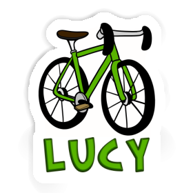 Sticker Lucy Bicycle Image