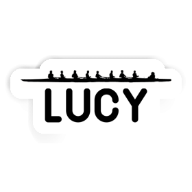 Lucy Sticker Rowboat Image