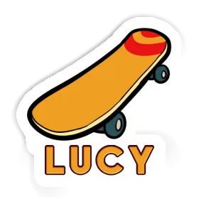 Autocollant Skateboard Lucy Image