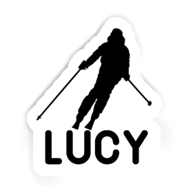 Sticker Lucy Skier Image