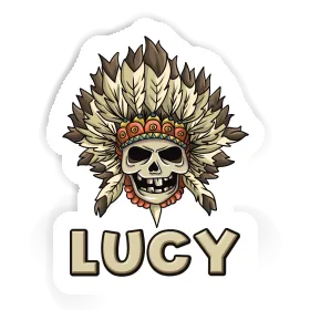 Kids Skull Sticker Lucy Image