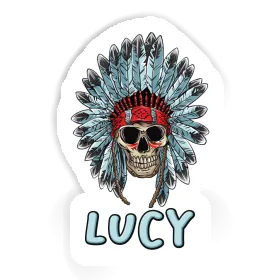 Skull Sticker Lucy Image