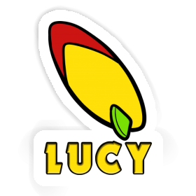 Lucy Sticker Surfboard Image