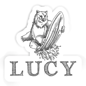 Lucy Sticker Surfer Image