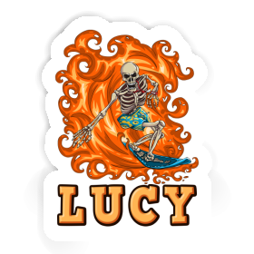 Surfer Sticker Lucy Image