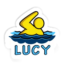 Swimmer Sticker Lucy Image