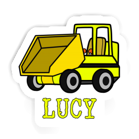 Lucy Sticker Front Tipper Image