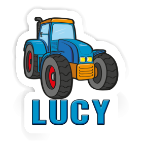 Sticker Lucy Tractor Image