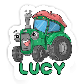 Sticker Tractor Lucy Image