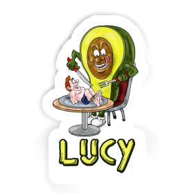 Sticker Lucy Avocado Image