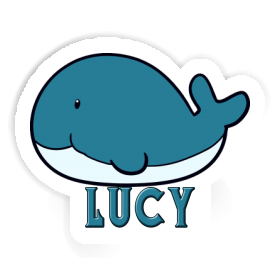 Lucy Sticker Whale Fish Image