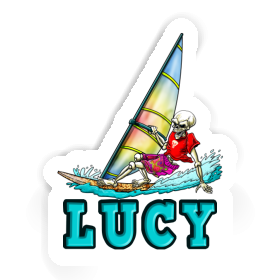 Lucy Sticker Surfer Image