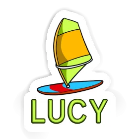 Windsurf Board Sticker Lucy Image