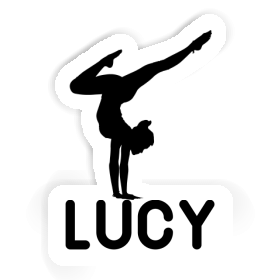 Sticker Yoga Woman Lucy Image