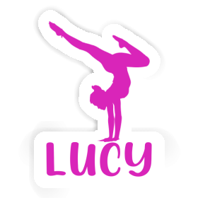 Sticker Lucy Yoga Woman Image