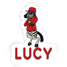 Sticker Lucy Zebra Image