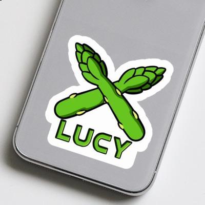 Lucy Sticker Asparagus Notebook Image