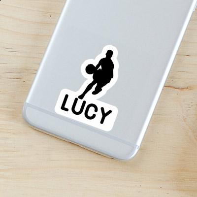 Basketballspieler Sticker Lucy Laptop Image