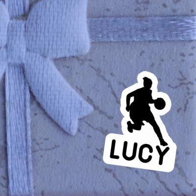 Lucy Sticker Basketball Player Image