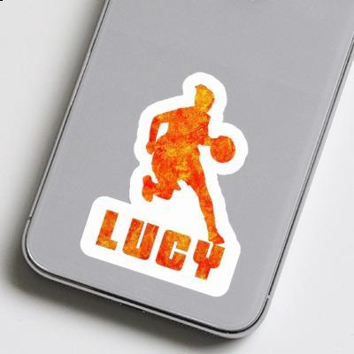 Lucy Sticker Basketball Player Laptop Image