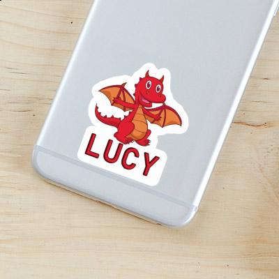 Lucy Aufkleber Baby-Drache Notebook Image