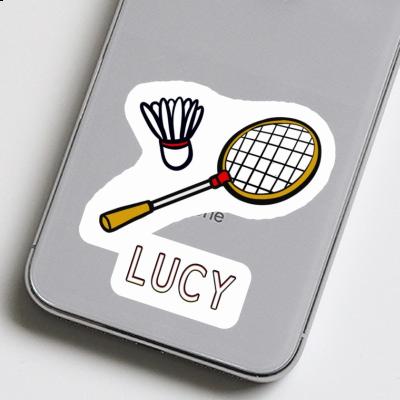 Badminton Racket Sticker Lucy Notebook Image