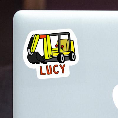 Sticker Minibagger Lucy Image