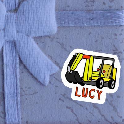 Mini-Excavator Sticker Lucy Image