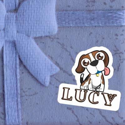 Sticker Lucy Beagle Laptop Image