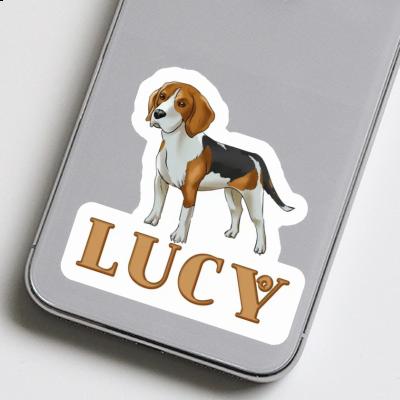 Lucy Sticker Beagle Laptop Image