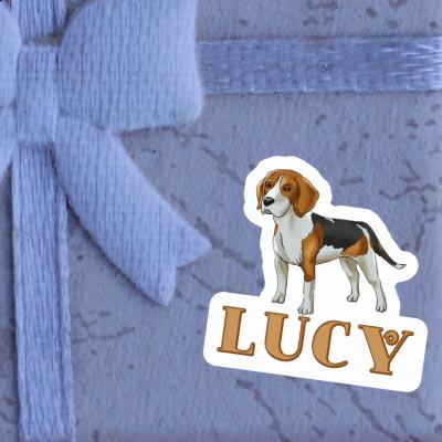 Beagle Sticker Lucy Laptop Image