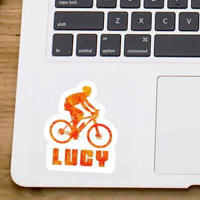 Sticker Biker Lucy Laptop Image