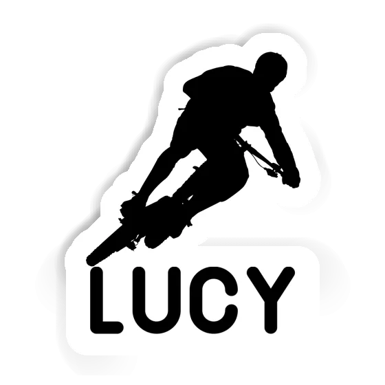 Lucy Sticker Biker Image