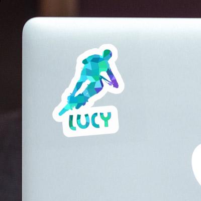 Lucy Sticker Biker Notebook Image