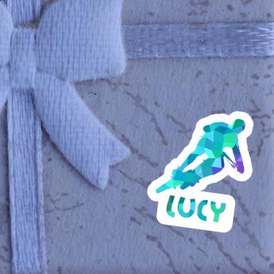 Lucy Sticker Biker Notebook Image