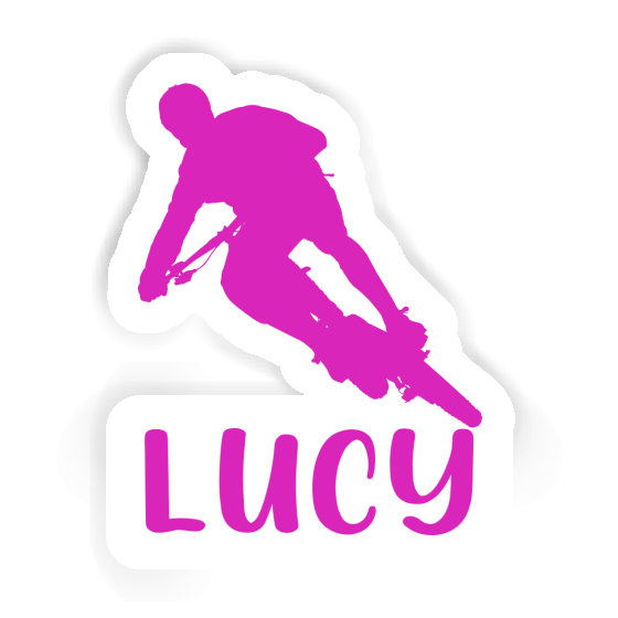 Sticker Biker Lucy Laptop Image