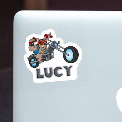 Sticker Lucy Biker Laptop Image