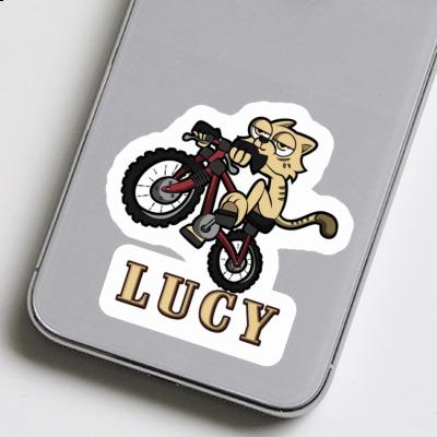 Lucy Sticker Fahrradkatze Image